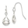 Sterling Silver Shepherd Hook Earrings