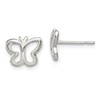 Sterling Silver Polished Butterfly Children's Post Earrings