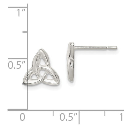 Sterling Silver Trinity Post Earrings