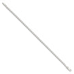 Sterling Silver 3.15mm D/C Flat Anchor Curb Chain Anklet