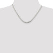 Sterling Silver 4.65mm D/C Flat Anchor Curb Chain