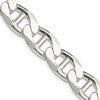 Sterling Silver 13.5mm D/C Flat Anchor Curb Chain