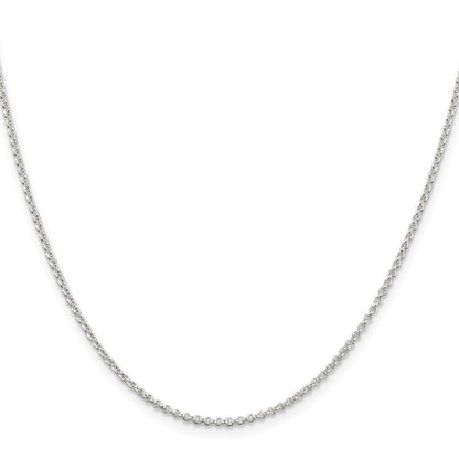 Sterling Silver 1.5mm Rolo Chain w/4in ext.