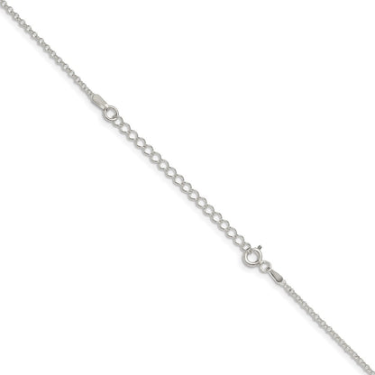 Sterling Silver 1.5mm Rolo Chain w/2in ext.