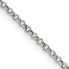 Sterling Silver 1.5mm Rolo Chain w/2in ext.