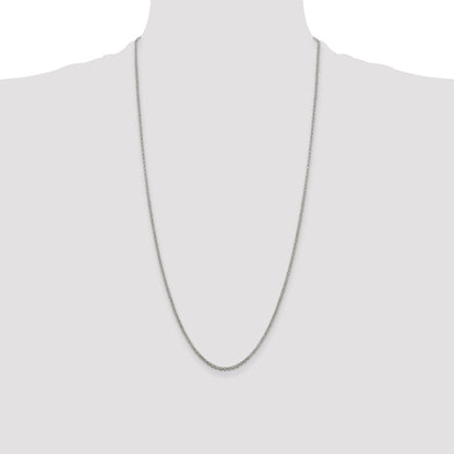 Sterling Silver 2mm Rolo Chain