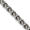 Sterling Silver Antiqued 6mm Round Spiga Chain
