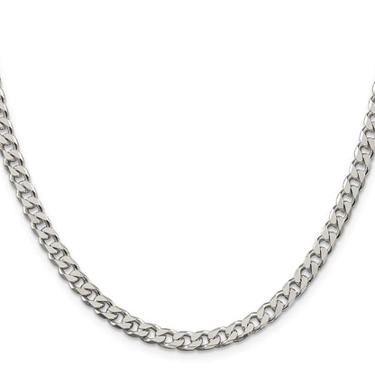 Sterling Silver Polished 5mm Curb Chain