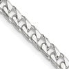 Sterling Silver Polished 5mm Curb Chain