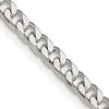 Sterling Silver Polished 3.5mm Curb Chain