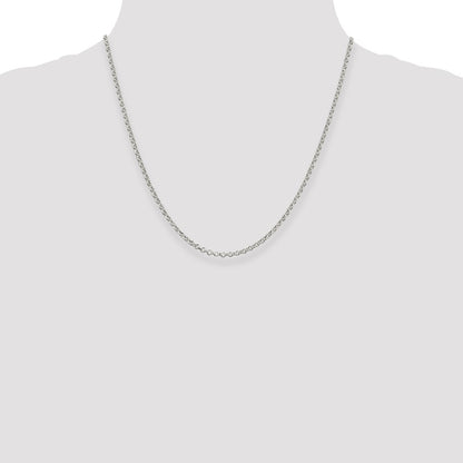 Sterling Silver 2.8mm Rolo Chain