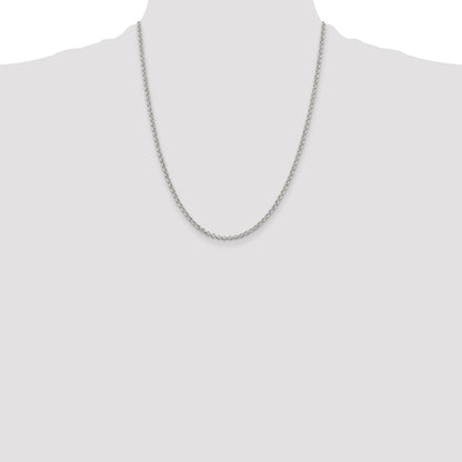 Sterling Silver 2.8mm Rolo Chain