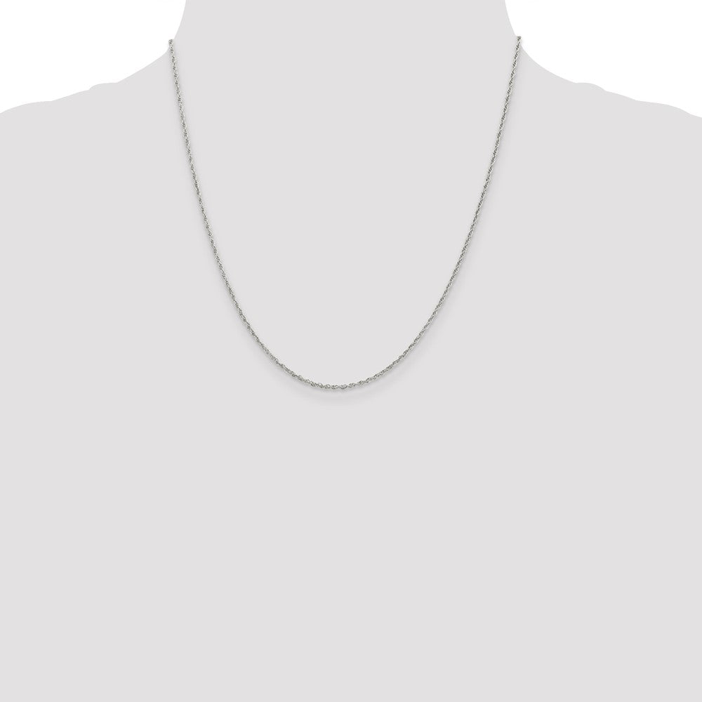 Sterling Silver 1.6mm Loose Rope Chain