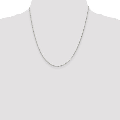 Sterling Silver 1.6mm Loose Rope Chain