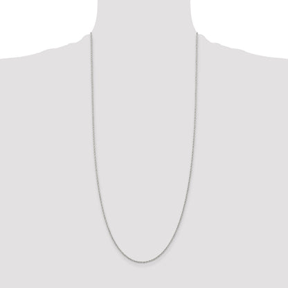 Sterling Silver 1.6mm Loose Rope Chain