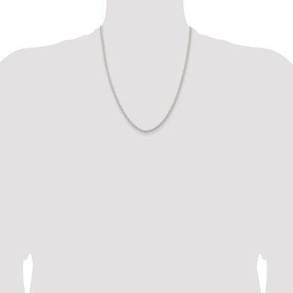Sterling Silver 2.6mm Round Box Chain