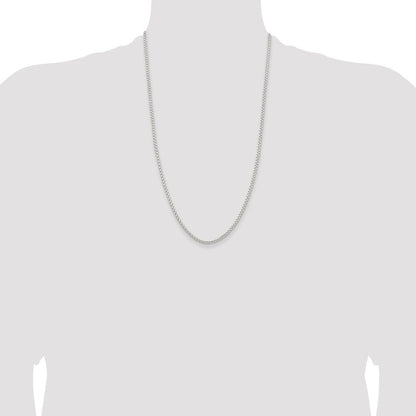 Sterling Silver 2.6mm Round Box Chain