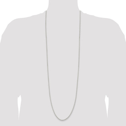 Sterling Silver 2.6mm Round Box Chain