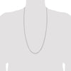 Sterling Silver Rhodium-plated 2.8mm Rolo Chain