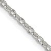 Sterling Silver 1.6mm Oval Fancy Rolo Chain