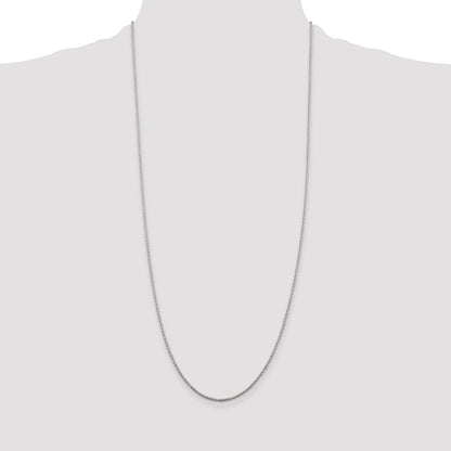 Sterling Silver 1.3mm Loose Rope Chain