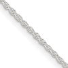 Sterling Silver 1.3mm Loose Rope Chain