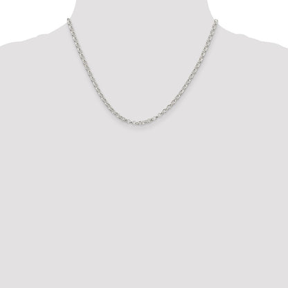 Sterling Silver 3.5mm Rolo Chain