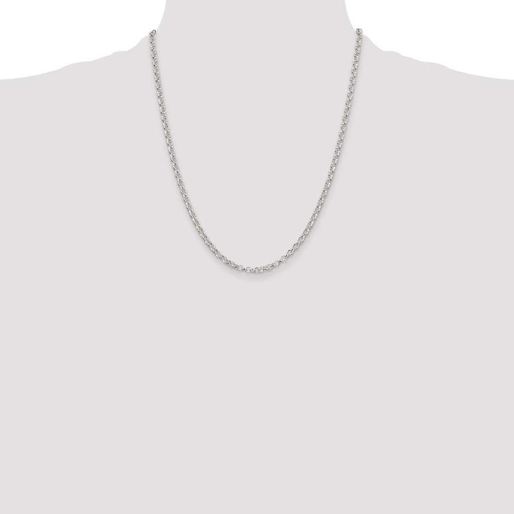 Sterling Silver 3.5mm Rolo Chain