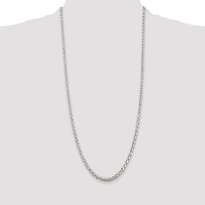 Sterling Silver 4.6mm Rolo Chain