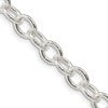 Sterling Silver 6.8mm Oval Cable Chain