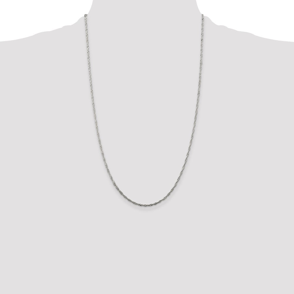 Sterling Silver 1.75mm Singapore Chain