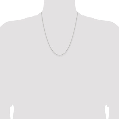 Sterling Silver 1.2mm Figaro Chain