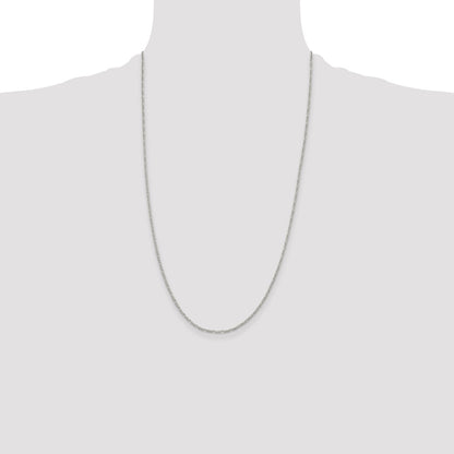 Sterling Silver 1.4mm Figaro Chain