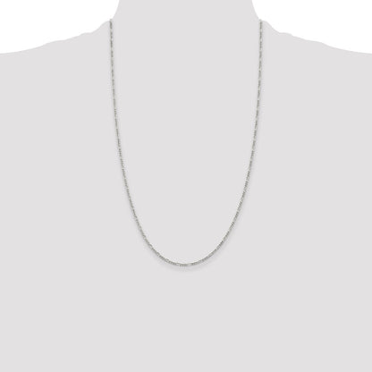 Sterling Silver 1.75mm Figaro Chain