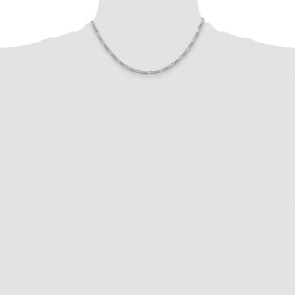 Sterling Silver 3.5mm Figaro Chain