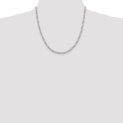 Sterling Silver 3.5mm Figaro Chain