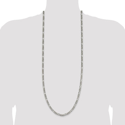 Sterling Silver 5.5mm Figaro Chain