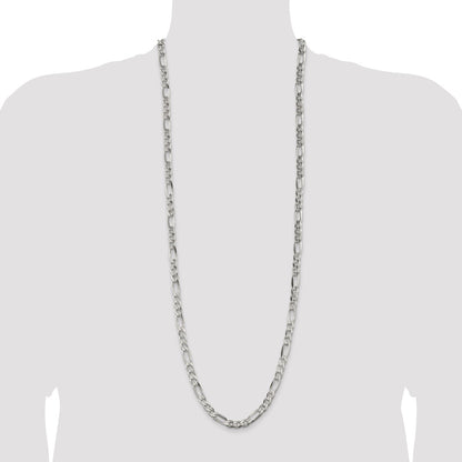 Sterling Silver 6.75mm Figaro Chain