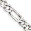 Sterling Silver 6.75mm Figaro Chain