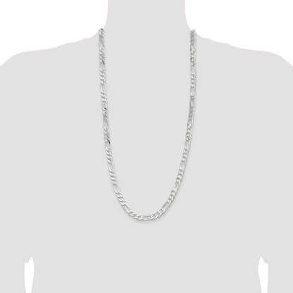 Sterling Silver 7.5mm Figaro Chain