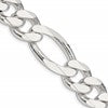 Sterling Silver 15mm Figaro Chain