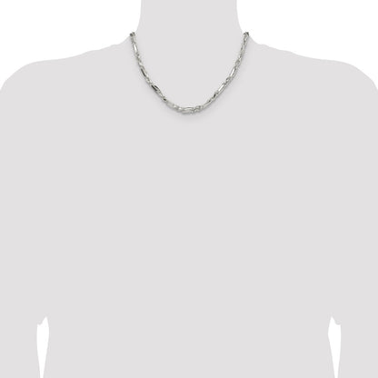 Sterling Silver 4.75mm D/C Figarope Chain