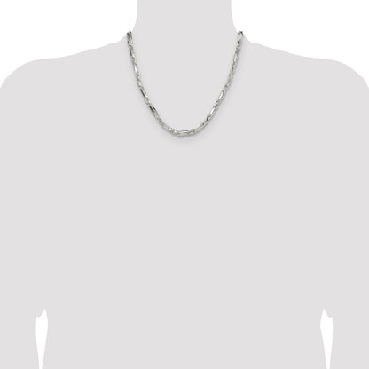 Sterling Silver 4.75mm D/C Figarope Chain
