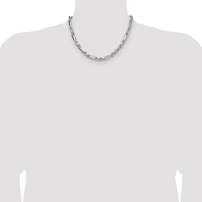 Sterling Silver 6mm D/C Figarope Chain