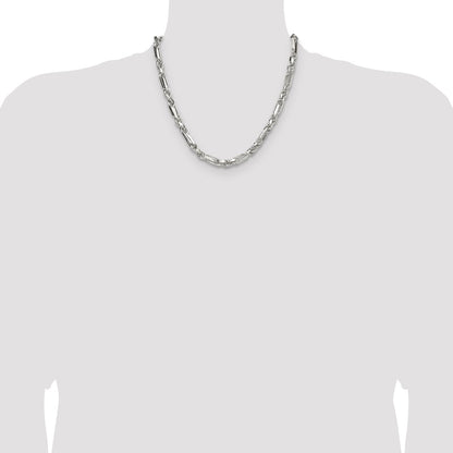 Sterling Silver 6mm D/C Figarope Chain