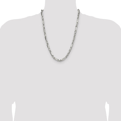 Sterling Silver 6mm D/C Figarope Chain