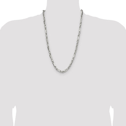 Sterling Silver 6mm D/C Figarope Chain
