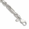 Sterling Silver 8mm D/C Figarope Chain