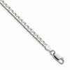 Sterling Silver 3.25mm D/C Square Curb Chain