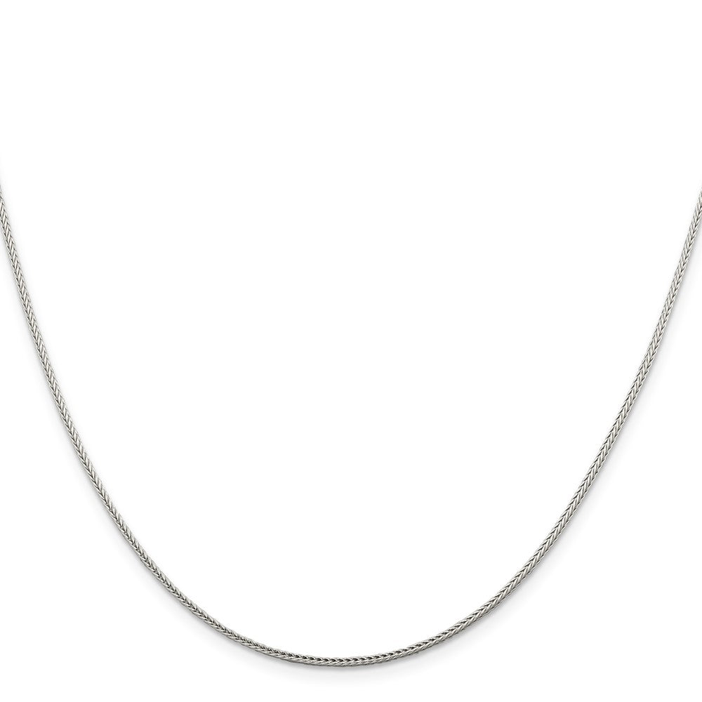 Sterling Silver 1.45mm Diamond-cut Round Franco Chain w/2in ext.